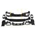 A Style Gloss Black Rear Diffuser & Exhaust Tips for Mercedes Benz W118 CLA 19-25
