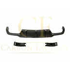 A Style Gloss Black Rear Diffuser for Mercedes Benz W204 C Class 12-14