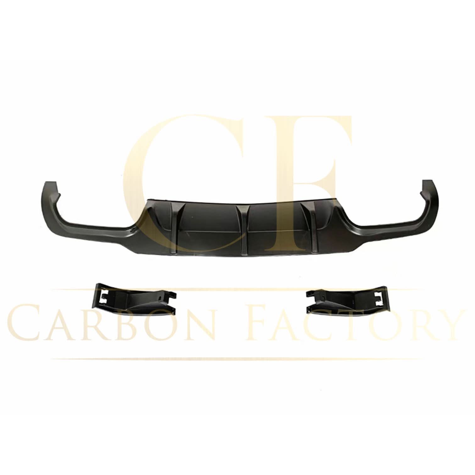 A Style Gloss Black Rear Diffuser for Mercedes Benz W204 C Class 12-14