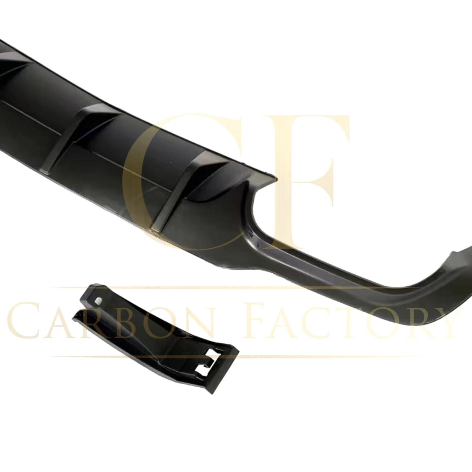A Style Gloss Black Rear Diffuser for Mercedes Benz W204 C Class 12-14