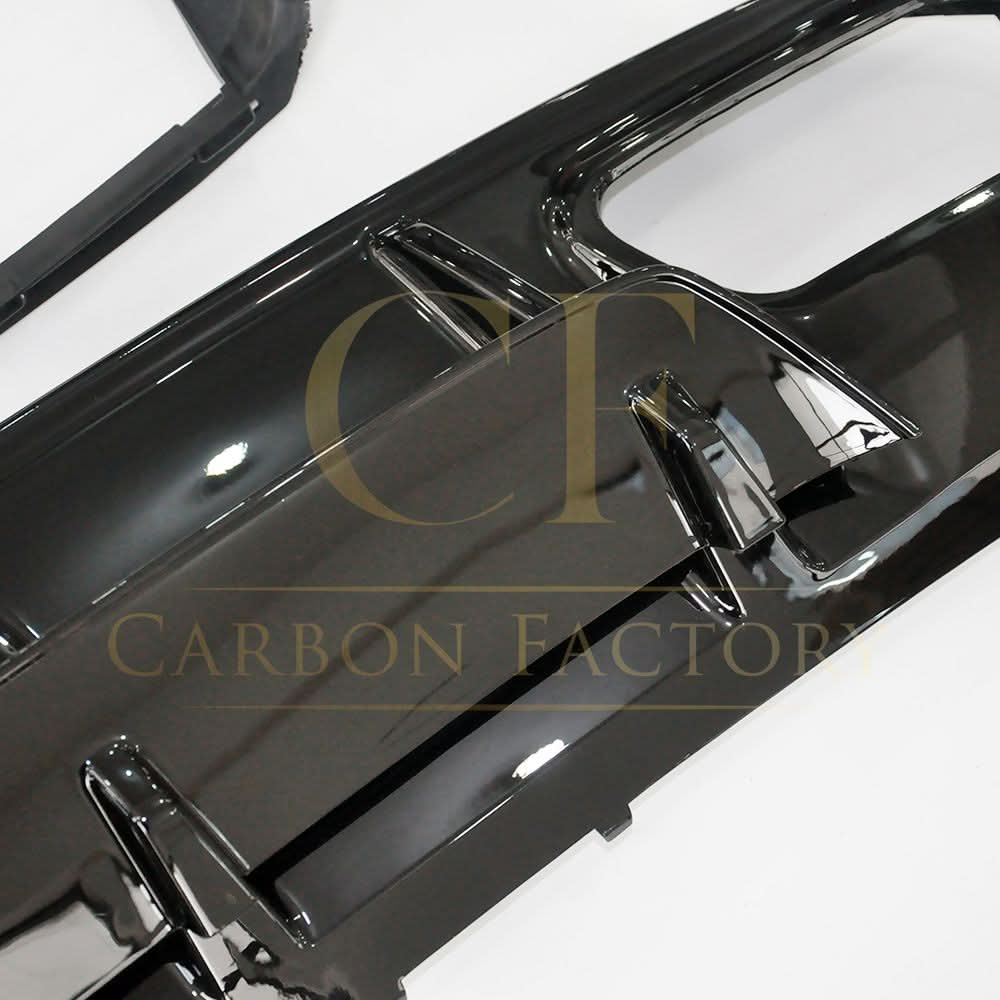 A Style Gloss Black Rear Diffuser with Exhaust Tips for Mercedes Benz W176 A Class 13-18