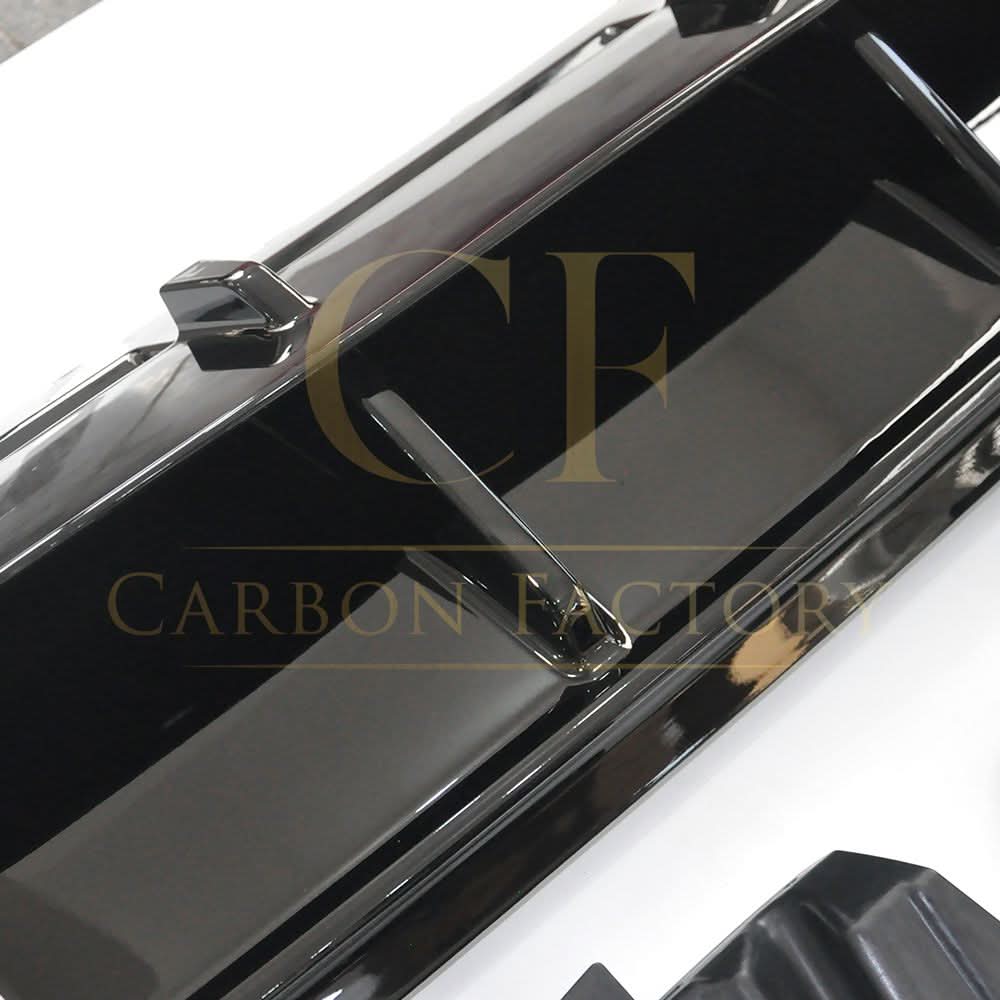 A Style Gloss Black Rear Diffuser with Exhaust Tips for Mercedes Benz W176 A Class 13-18