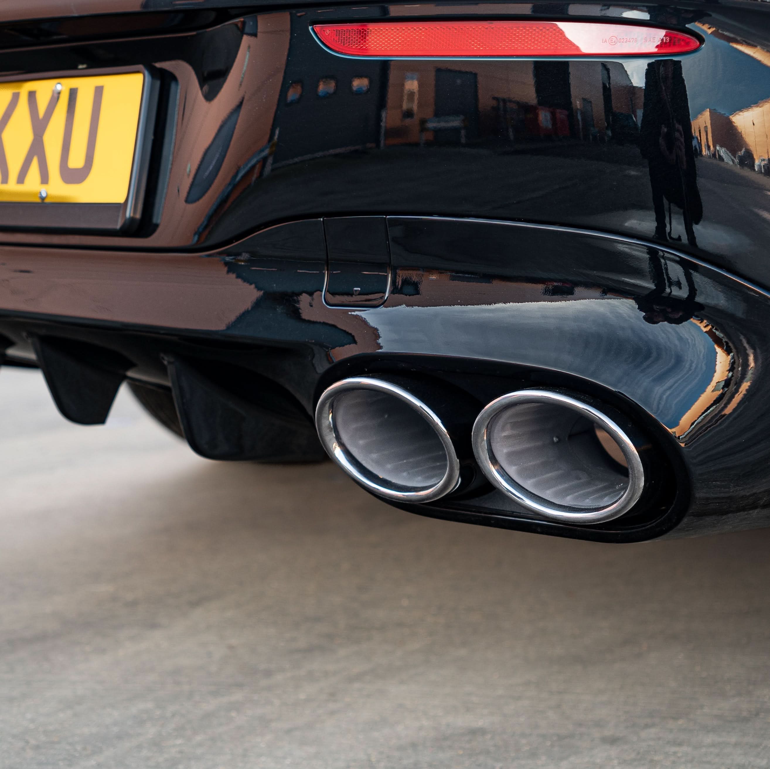 Brabus Style Gloss Black Rear Diffuser & Exhaust Tips for Mercedes Benz W118 CLA 19-25