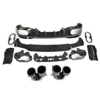 Brabus Style Gloss Black Rear Diffuser & Exhaust Tips for Mercedes Benz W118 CLA 19-25