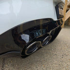 Brabus Style Gloss Black Rear Diffuser & Exhaust Tips for Mercedes Benz W118 CLA 19-25
