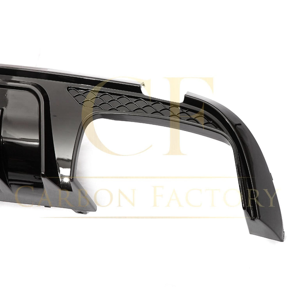 Brabus Style Gloss Black Rear Diffuser & Exhaust Tips for Mercedes Benz W205 C Class & C63 Saloon 15-21