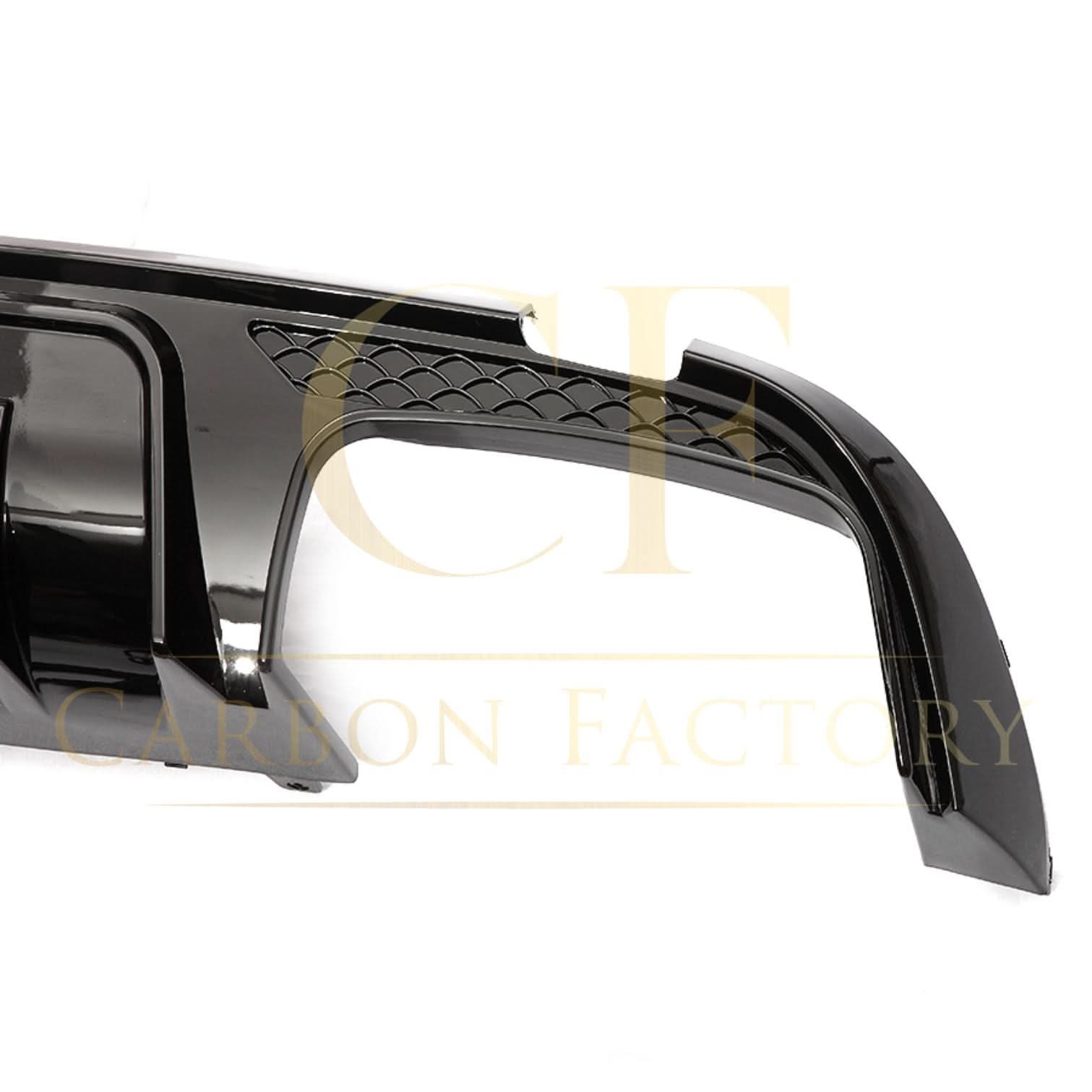 Brabus Style Gloss Black Rear Diffuser & Exhaust Tips for Mercedes Benz W205 C Class & C63 Saloon 15-21