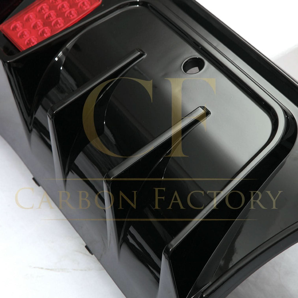 Brabus Style Gloss Black Rear Diffuser & Exhaust Tips for Mercedes Benz W205 C Class & C63 Saloon 15-21