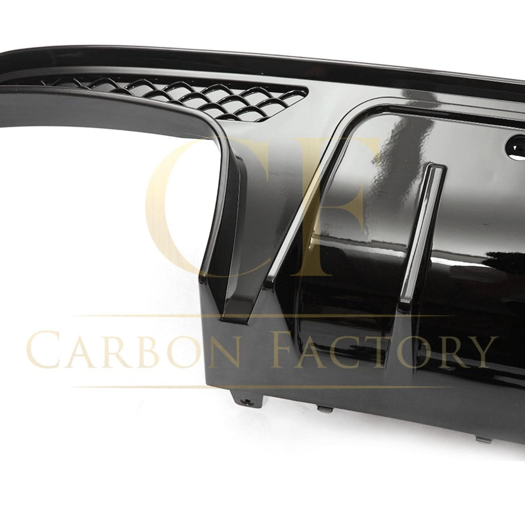 Brabus Style Gloss Black Rear Diffuser & Exhaust Tips for Mercedes Benz W205 C Class & C63 Saloon 15-21