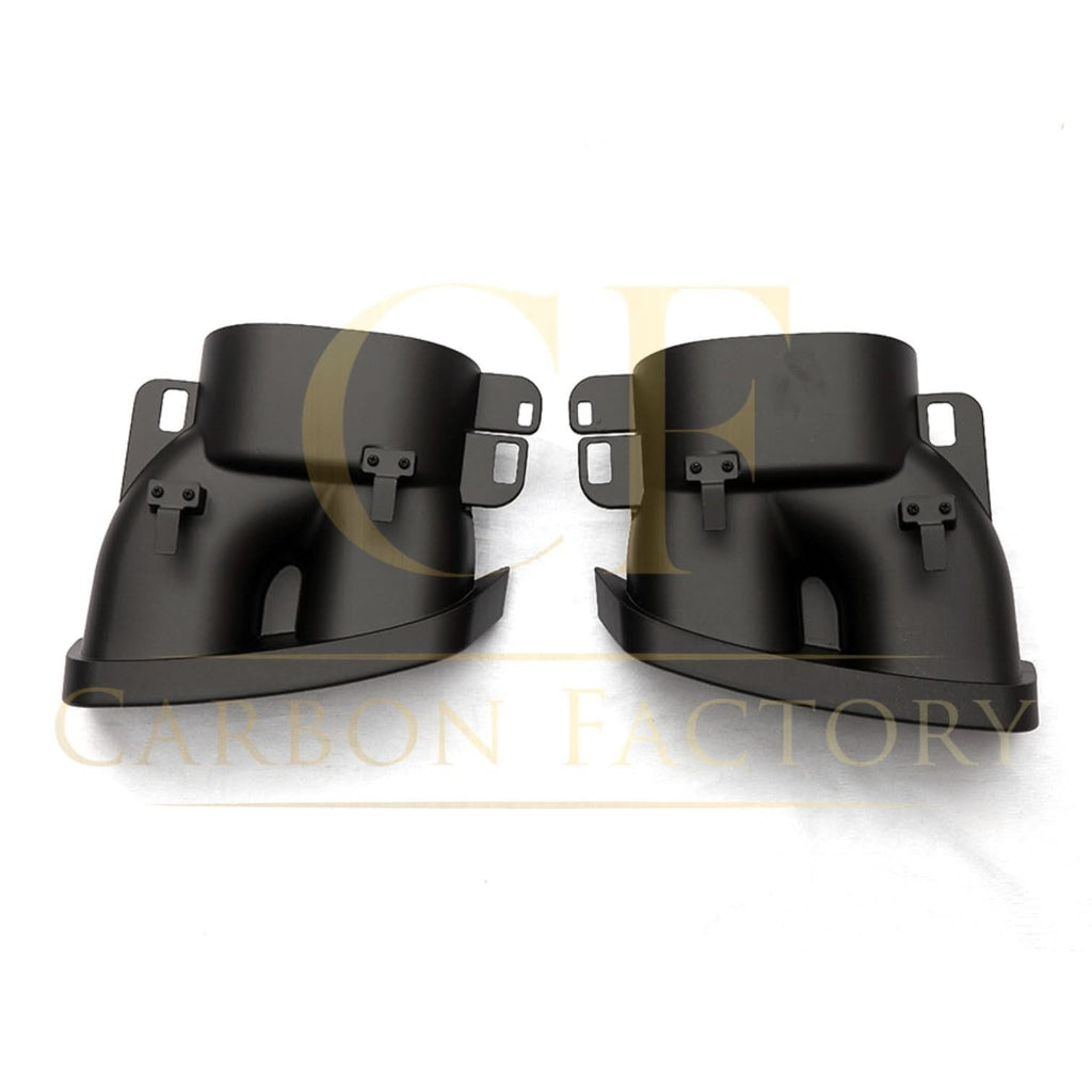 Brabus Style Gloss Black Rear Diffuser & Exhaust Tips for Mercedes Benz W205 C Class & C63 Saloon 15-21