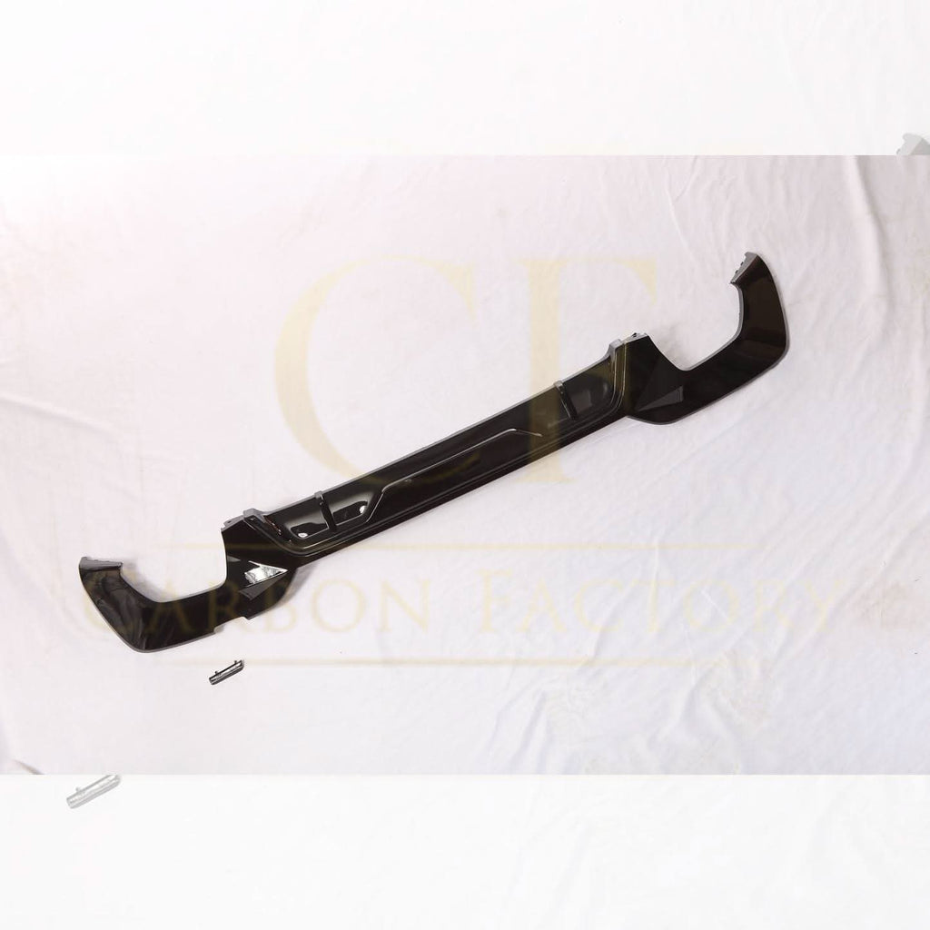 CF Style Gloss Black Rear Diffuser Quad Exhaust for BMW 3 Series G20 G21 Pre-LCI 19-22