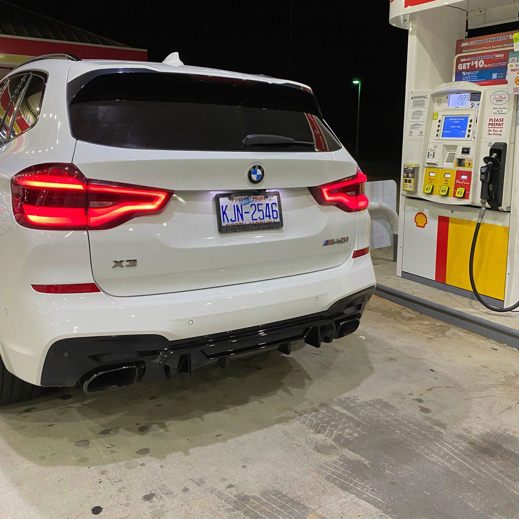 Competition Style Gloss Black Rear Diffuser for BMW G01 X3 18-21