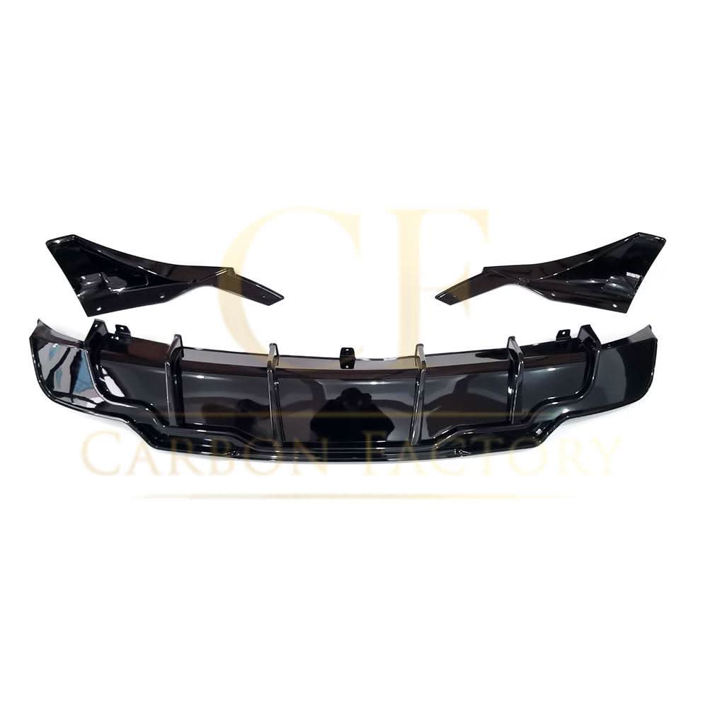 Competition Style Gloss Black Rear Diffuser for Tesla Model 3 16-23