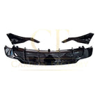 Competition Style Gloss Black Rear Diffuser for Tesla Model 3 16-23