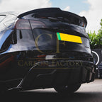 Competition Style Gloss Black Rear Diffuser for Tesla Model Y 19-24