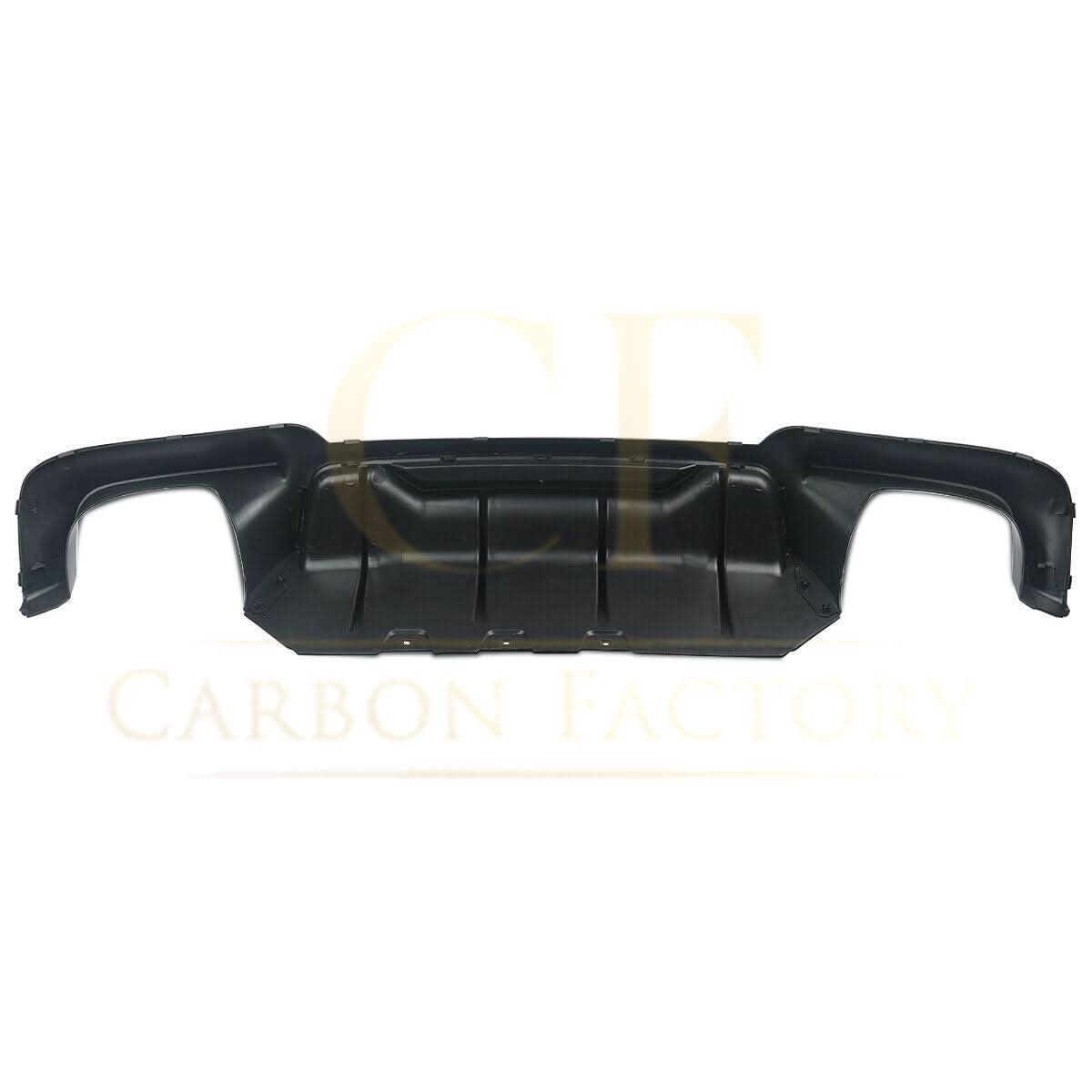 Competition Style Gloss Black Rear Diffuser Quad Exhaust for BMW F10 5 Series 10-17