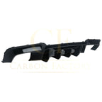 Competition Style Gloss Black Rear Diffuser Quad Exhaust for BMW F10 5 Series 10-17
