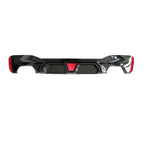 CS Style Gloss Black Rear Diffuser for BMW F90 M5 & G30 G31 5 Series M Sport 17-24