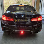 CS Style Gloss Black Rear Diffuser for BMW F90 M5 & G30 G31 5 Series M Sport 17-24