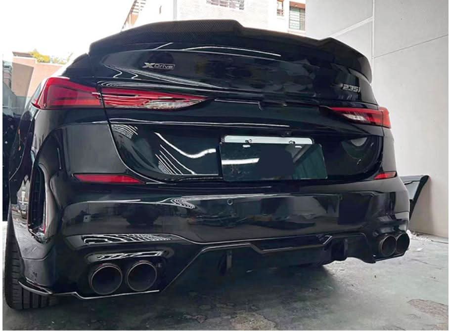 DK2 Style Gloss Black Rear Diffuser for BMW F44 2 Series 21-Present