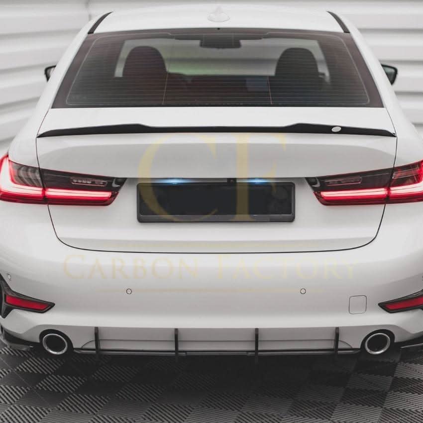 Gloss Black Rear Diffuser add on for BMW 3 Series G20 G21 Pre-LCI Standard model 19-22