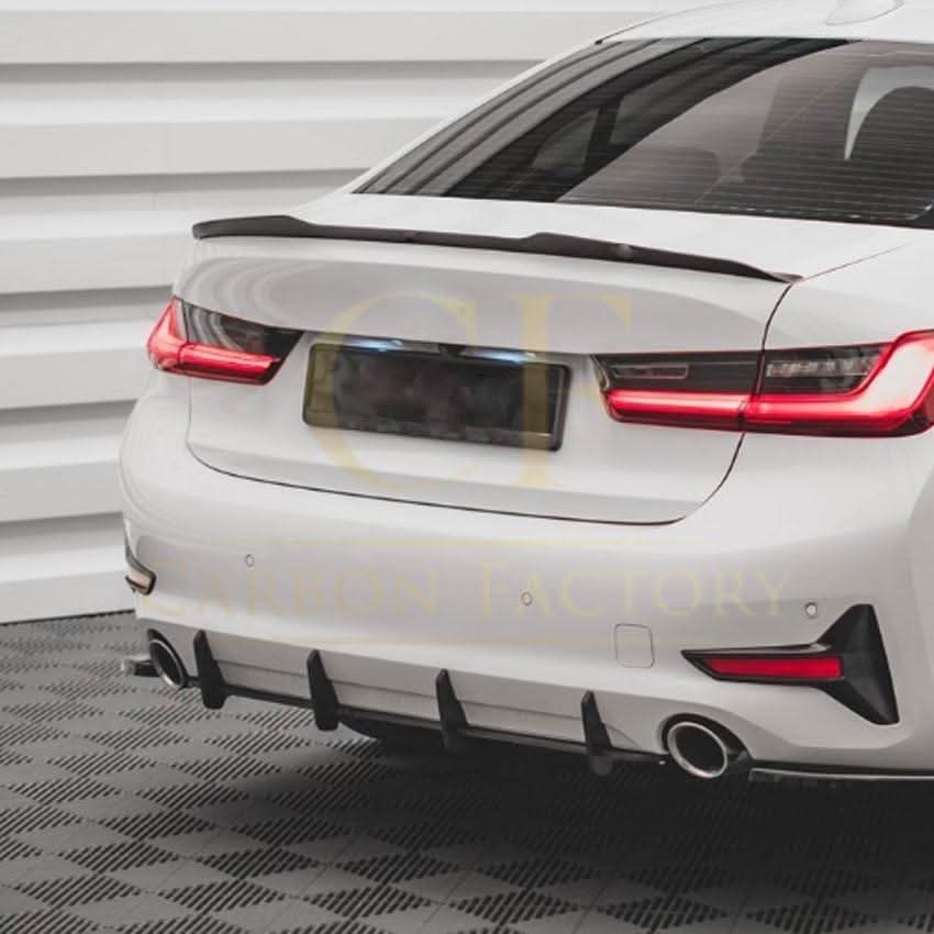 Gloss Black Rear Diffuser add on for BMW 3 Series G20 G21 Pre-LCI Standard model 19-22