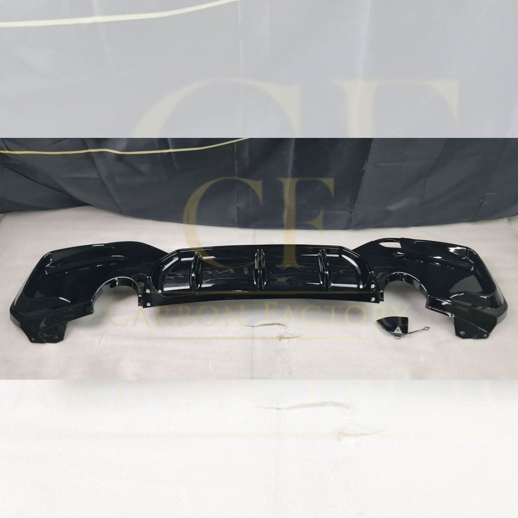 Gloss Black Rear Diffuser Dual Exhaust for BMW F20 1 Series LCI 15-19