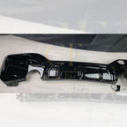 Gloss Black Rear Diffuser Dual Exhaust for BMW F20 1 Series LCI 15-19