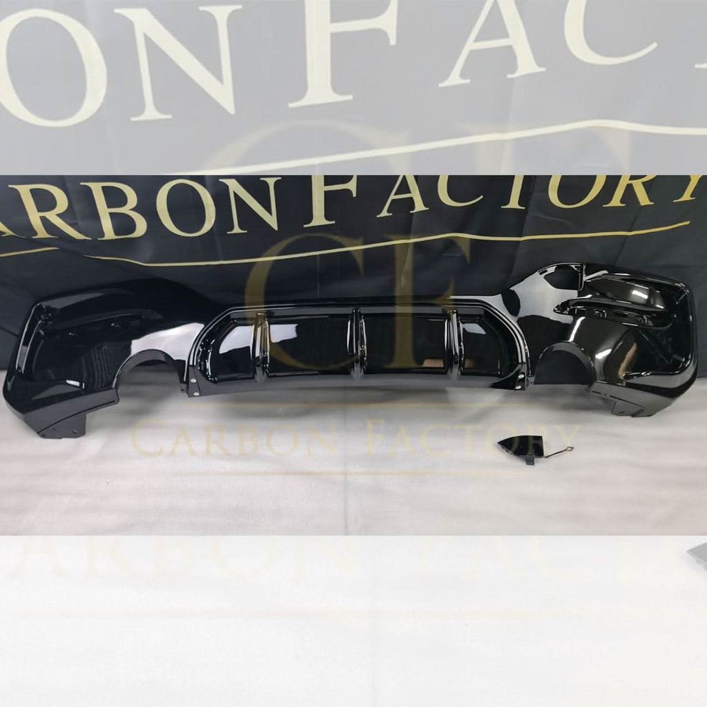 Gloss Black Rear Diffuser Dual Exhaust for BMW F20 1 Series LCI 15-19