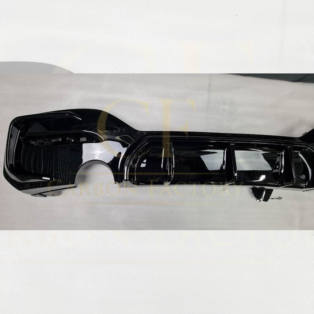 Gloss Black Rear Diffuser Dual Exhaust for BMW F20 1 Series LCI 15-19