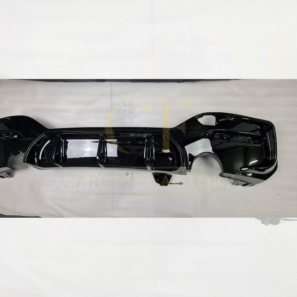 Gloss Black Rear Diffuser Dual Exhaust for BMW F20 1 Series LCI 15-19