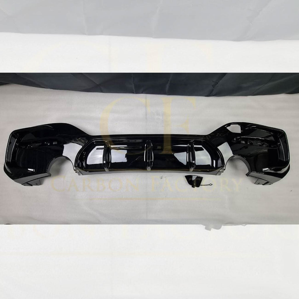 Gloss Black Rear Diffuser Dual Exhaust for BMW F20 1 Series LCI 15-19