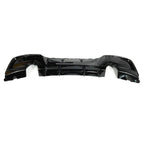 Gloss Black Rear Diffuser Dual Exhaust for BMW F20 1 Series Pre-LCI 12-14