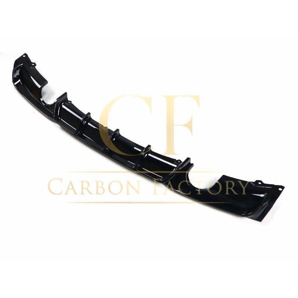 Gloss Black Rear Diffuser Dual Exhaust for BMW F30 F31 3 Series 12-19