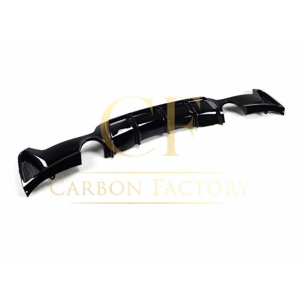 Gloss Black Rear Diffuser Dual Exhaust for BMW F32 F33 F36 4 Series 14-20
