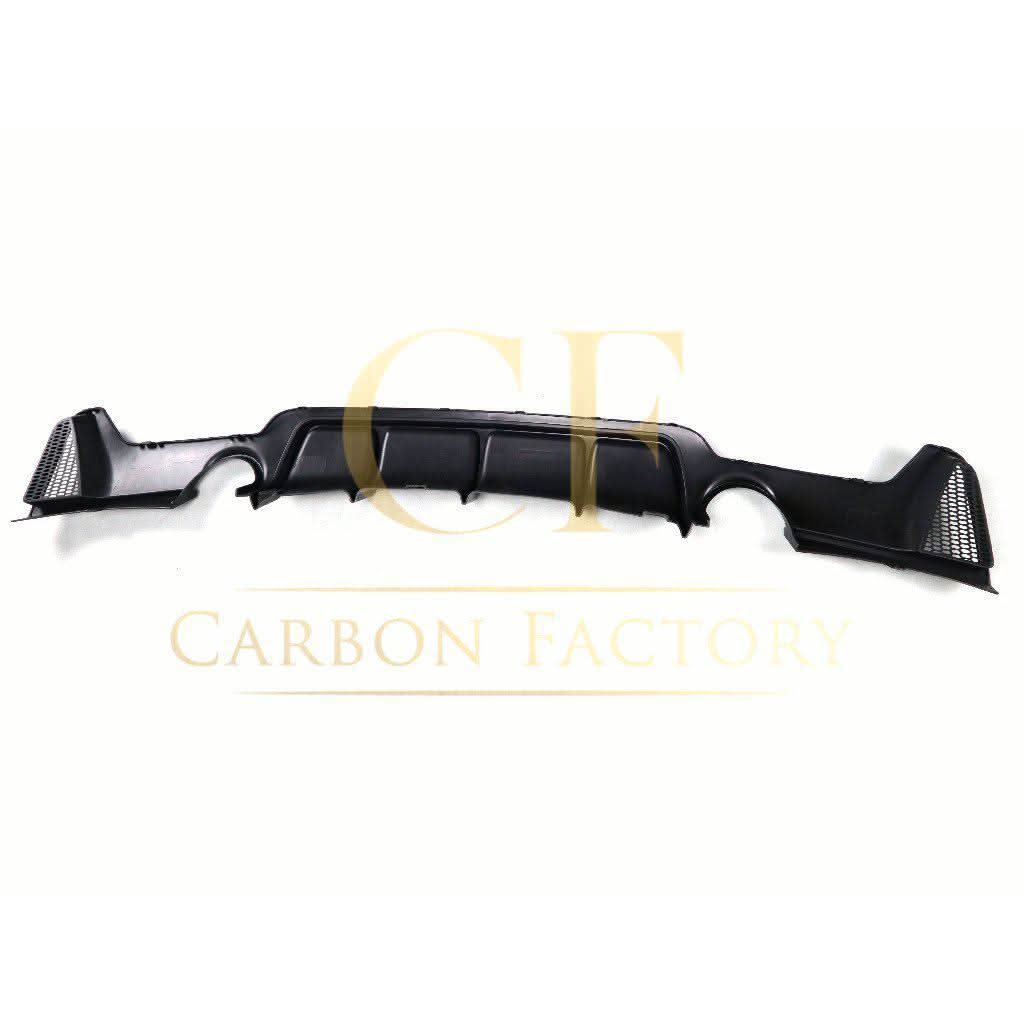 Gloss Black Rear Diffuser Dual Exhaust for BMW F32 F33 F36 4 Series 14-20