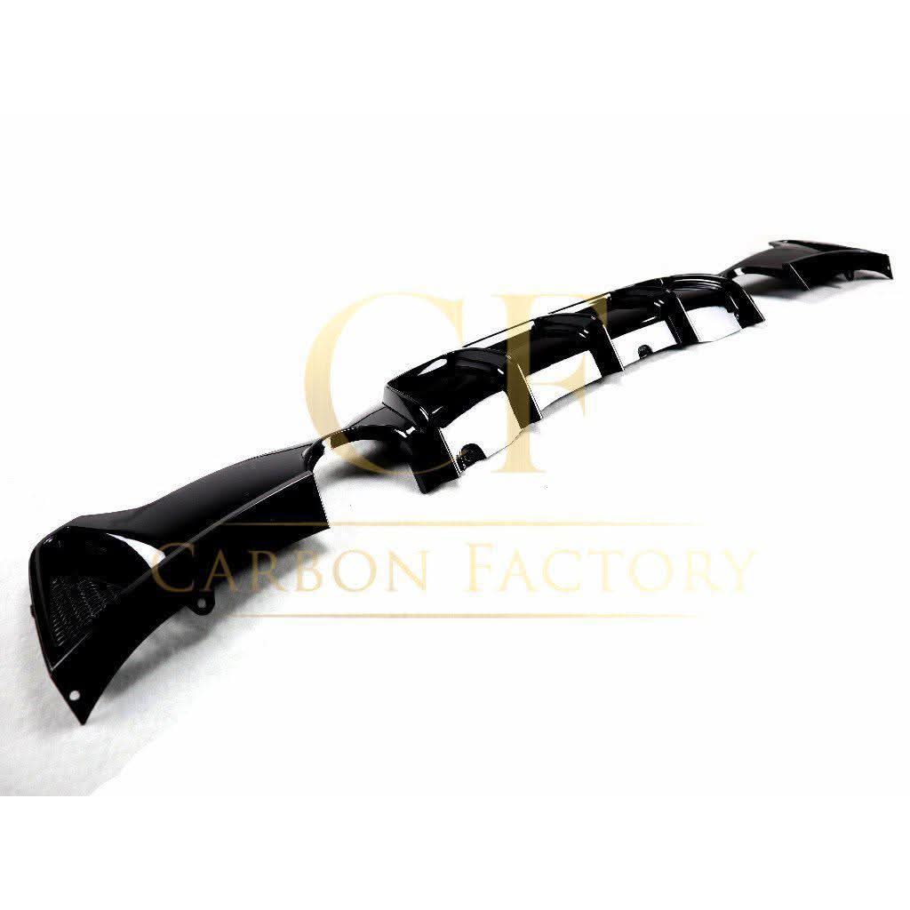 Gloss Black Rear Diffuser Dual Exhaust for BMW F32 F33 F36 4 Series 14-20