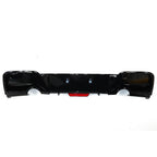 Gloss Black Rear Diffuser Dual Exhaust with LED for BMW F20 1 Series Pre-LCI 12-14