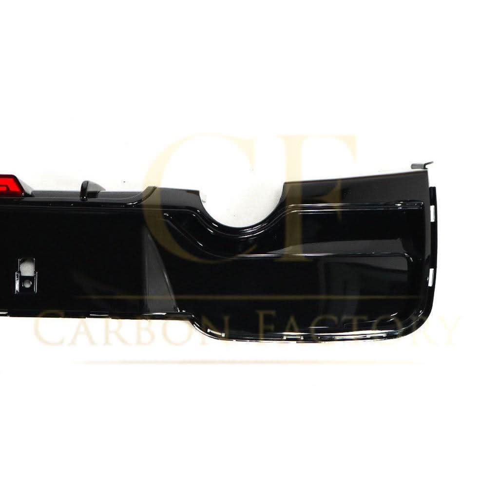 Gloss Black Rear Diffuser Dual Exhaust with LED for BMW F20 1 Series Pre-LCI 12-14