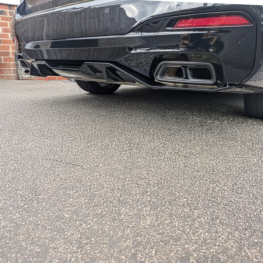 Gloss Black Rear Diffuser for BMW G30 G31 5 Series M Sport 540 550 17-24