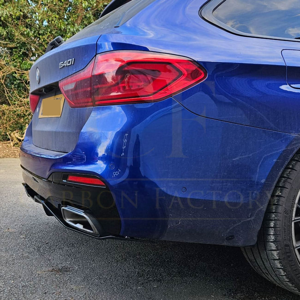 Gloss Black Rear Diffuser for BMW G30 G31 5 Series M Sport 540 550 17-24