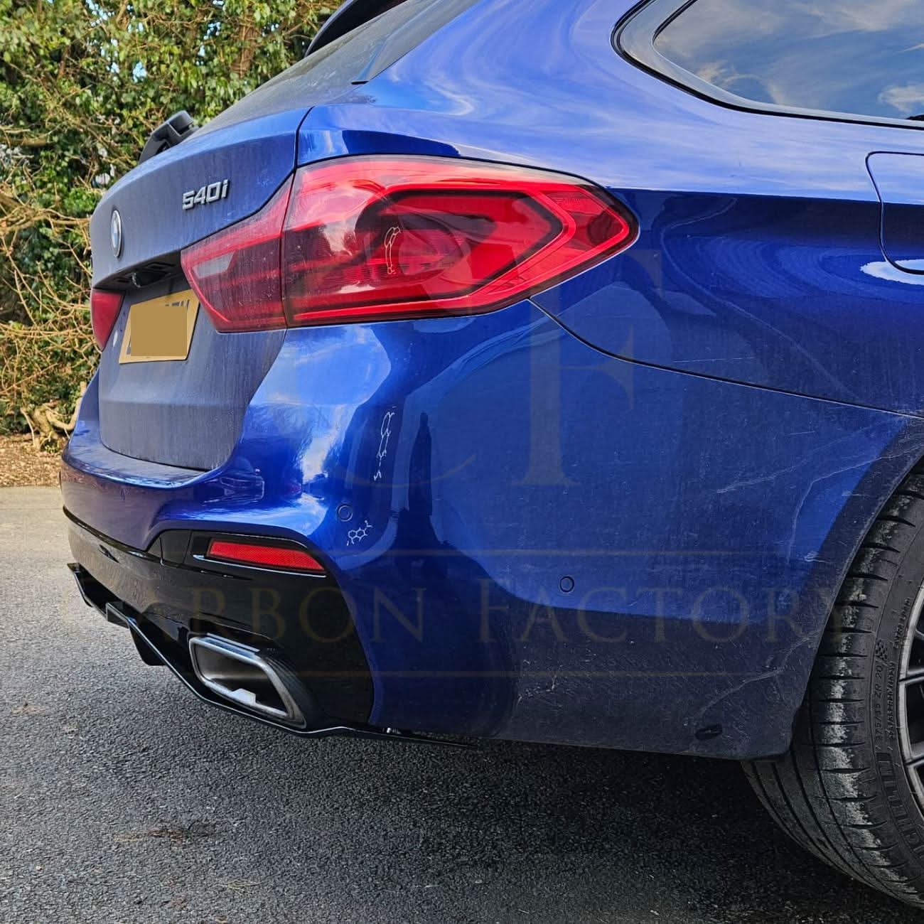 Gloss Black Rear Diffuser for BMW G30 G31 5 Series M Sport 540 550 17-24