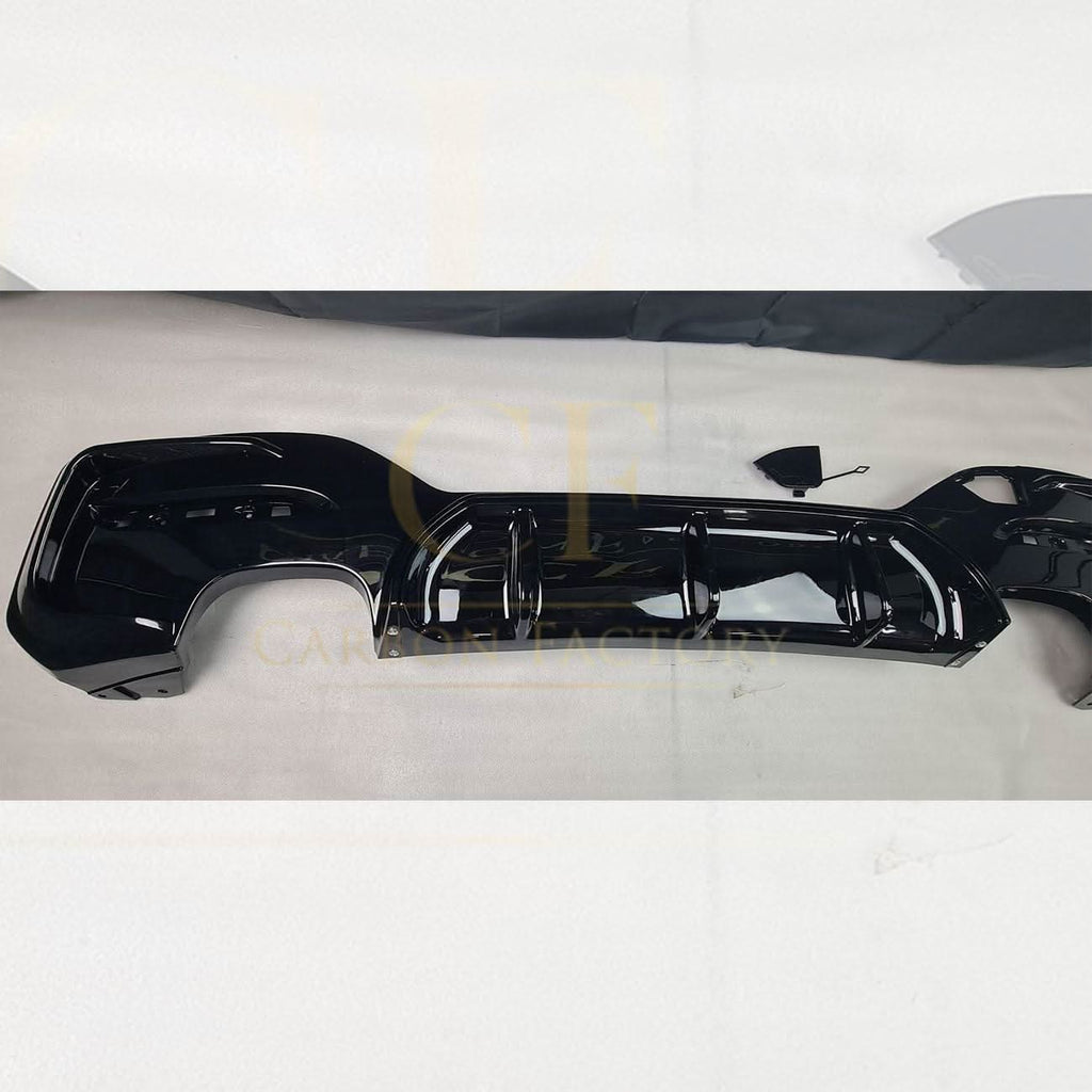 Gloss Black Rear Diffuser Quad Exhaust for BMW F20 1 Series LCI 15-19