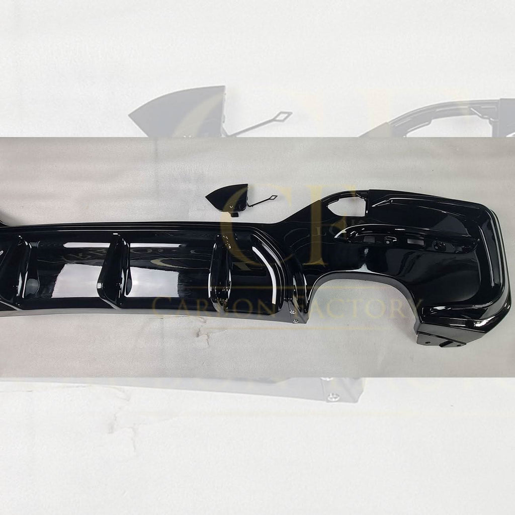 Gloss Black Rear Diffuser Quad Exhaust for BMW F20 1 Series LCI 15-19