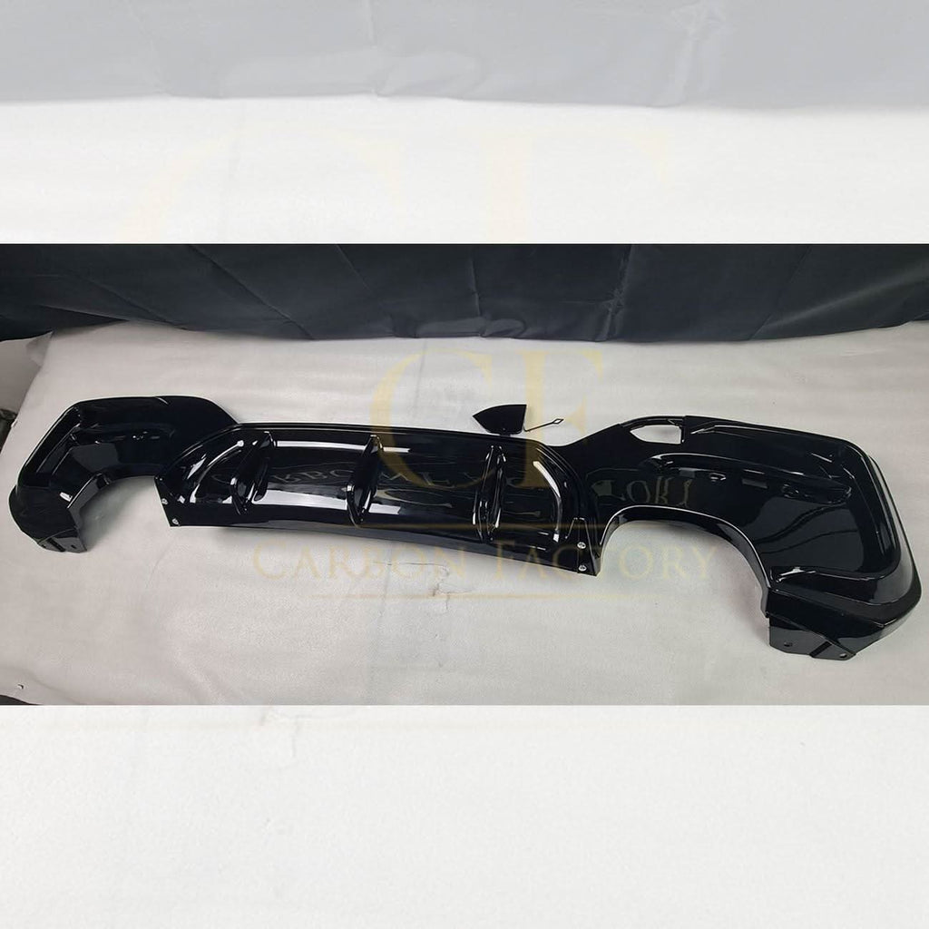 Gloss Black Rear Diffuser Quad Exhaust for BMW F20 1 Series LCI 15-19