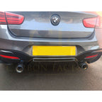 Gloss Black Rear Diffuser Quad Exhaust for BMW F20 1 Series LCI 15-19
