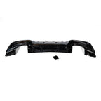Gloss Black Rear Diffuser Quad Exhaust for BMW F20 1 Series Pre-LCI 12-14
