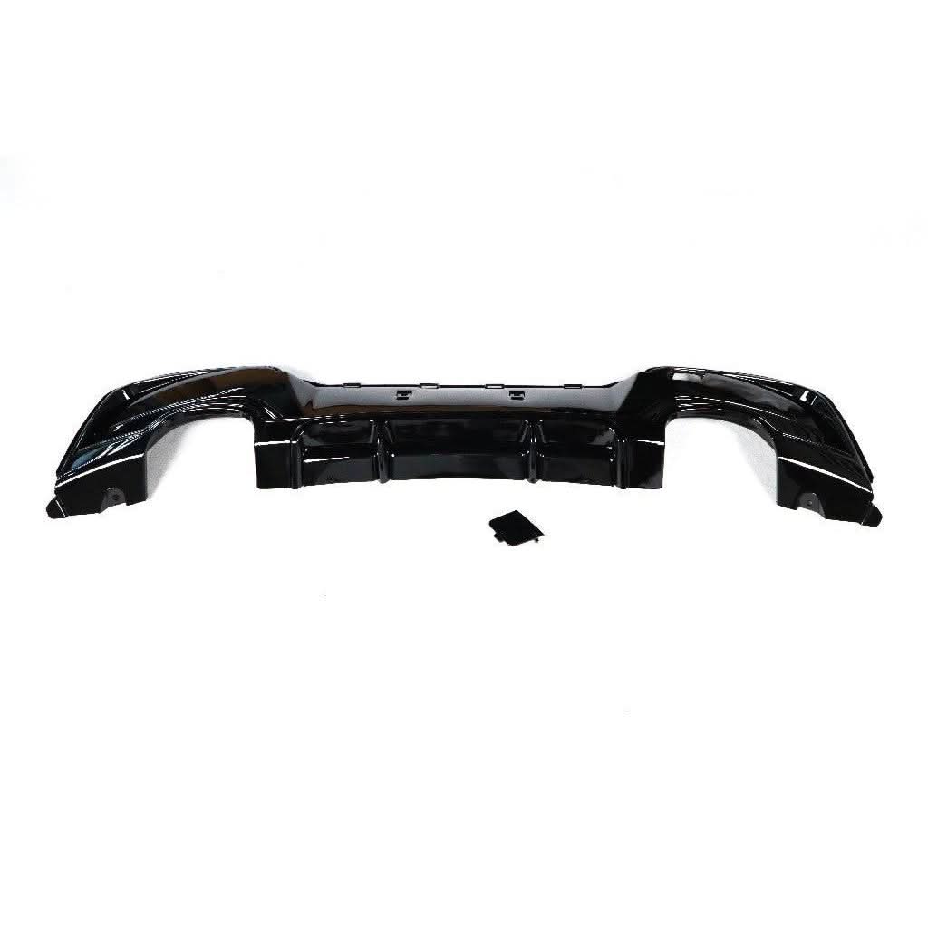 Gloss Black Rear Diffuser Quad Exhaust for BMW F20 1 Series Pre-LCI 12-14