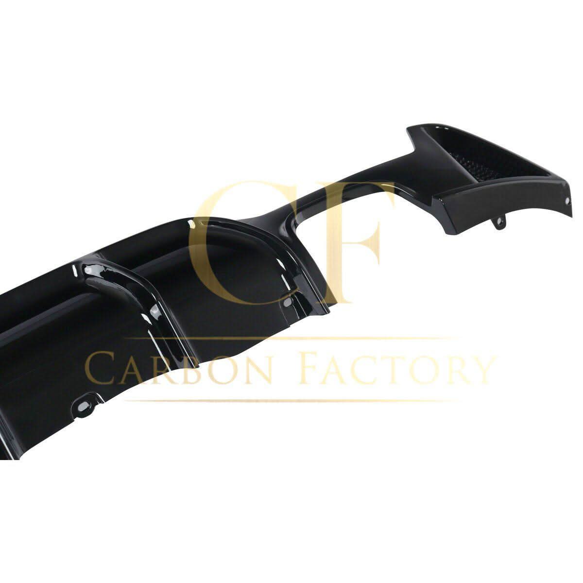 Gloss Black Rear Diffuser Quad Exhaust for BMW F32 F33 F36 4 Series 14-20