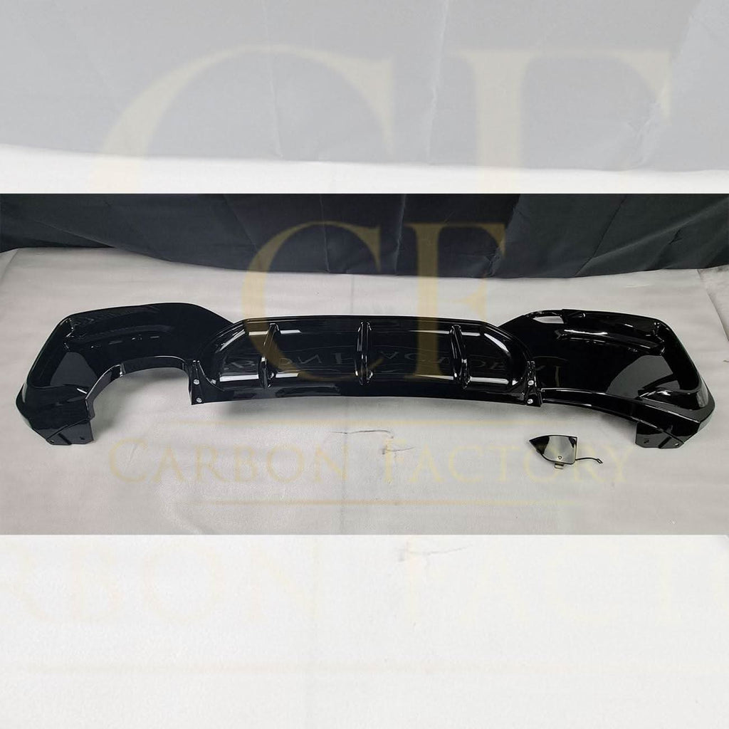Gloss Black Rear Diffuser Twin Exhaust for BMW F20 1 Series LCI 15-19